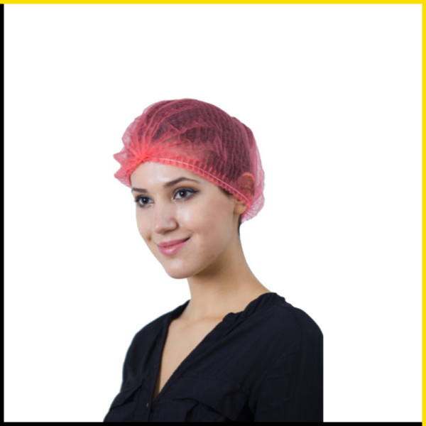 M-Cure: Red Disposable Hairnets