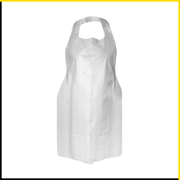 M-Cure HDPE Aprons: Durable and disposable aprons made from high-density polyethylene, ideal for medical, food processing, and industrial use. Provides robust protection against spills and contamination.