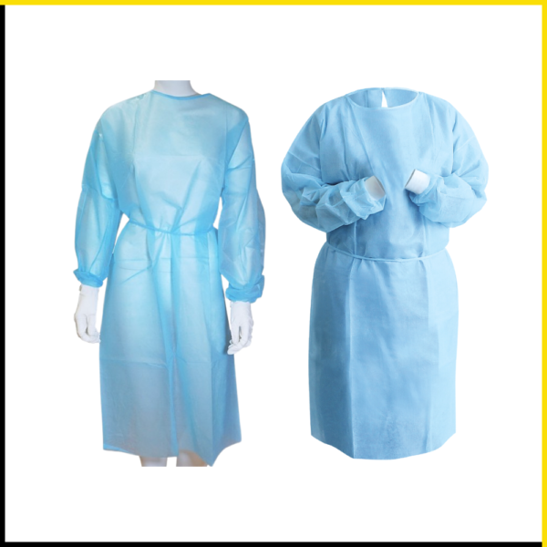 M-Cure Isolation Gowns - CPE & Non-Woven Variety