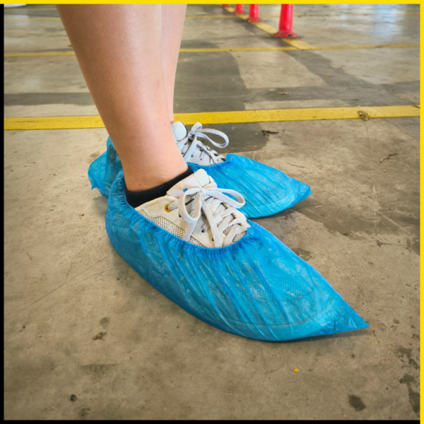 M-Cure CPE Shoe Covers - Effective Barrier for Contamination Control