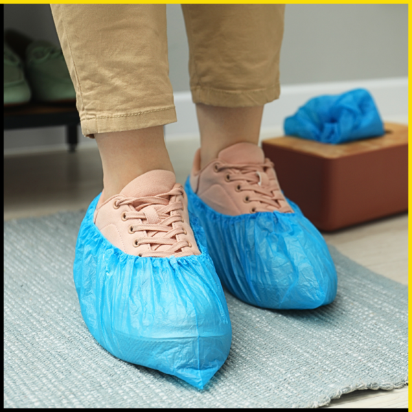 M-Cure CPE Shoe Covers - Effective Barrier for Contamination Control