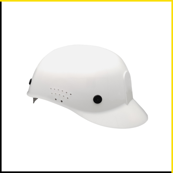 White Bump Caps - HDPE Shell, Lightweight and Durable