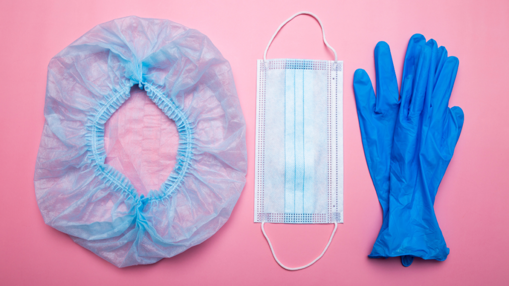 How to use disposable PPE